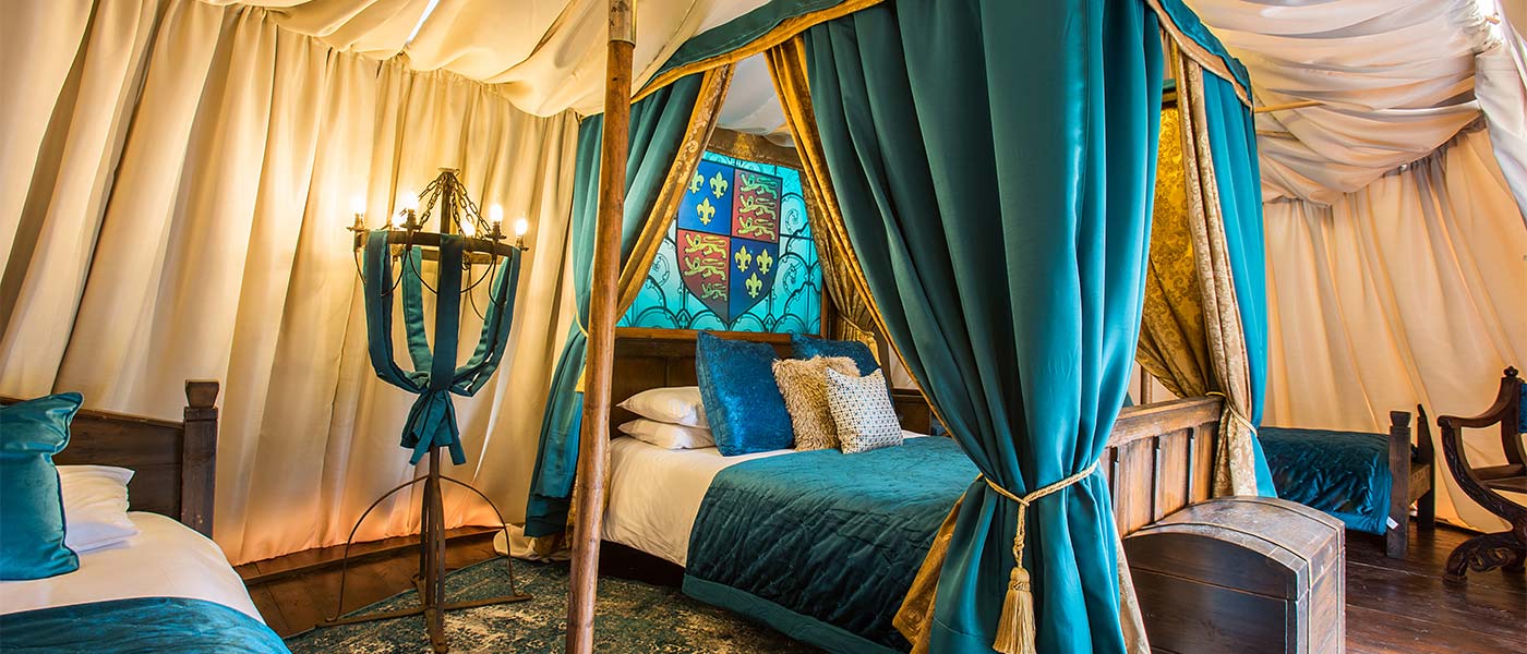 Medieval Glamping at Warwick Castle