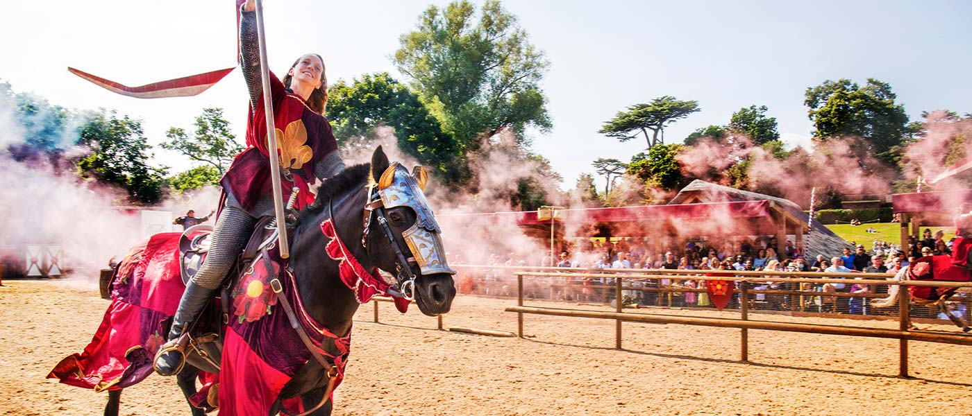 STEP INTO THE ARENA at Warwick Castle