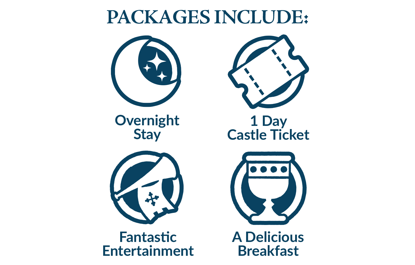 Nearby hotel stays with Warwick Castle Breaks include an overnight stay, a delicious breakfast and 1-day Castle entry tickets with access to live shows and attractions.